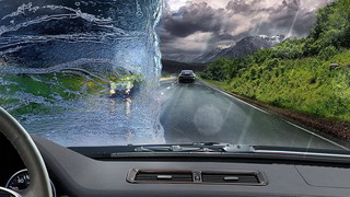 "Антидождь" защитит стекла автомобиля от дождя, снега и льда